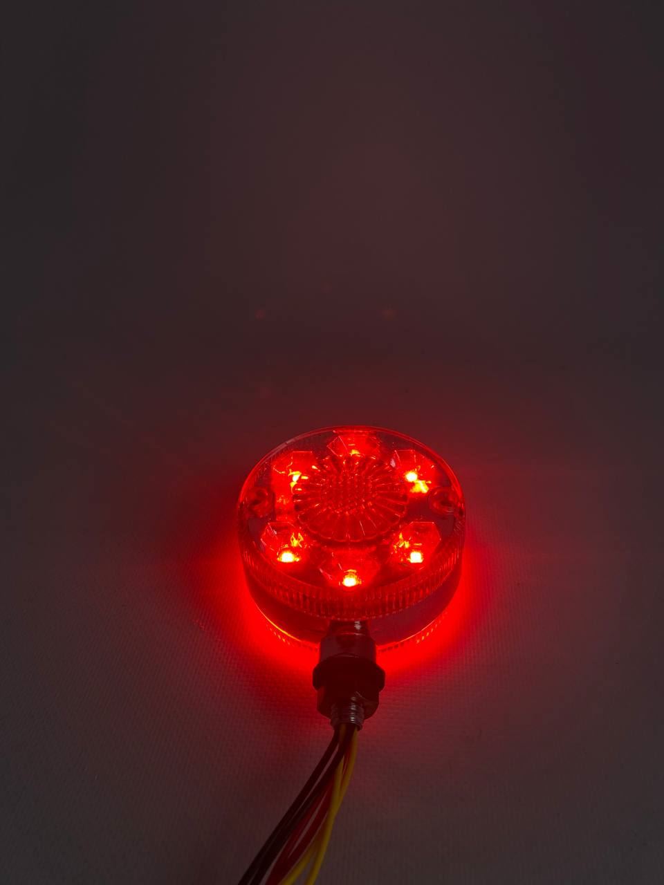 Габарит (LED) желтый/желтый - красный/красный 12-24v (хром-леденец из-под зеркало)