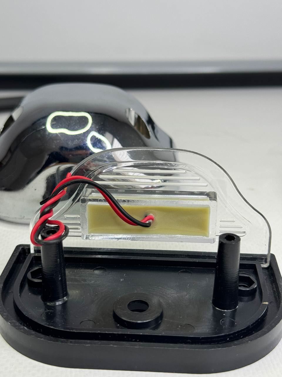 LED Подсветка номерного знака 12-24v (Хром)
