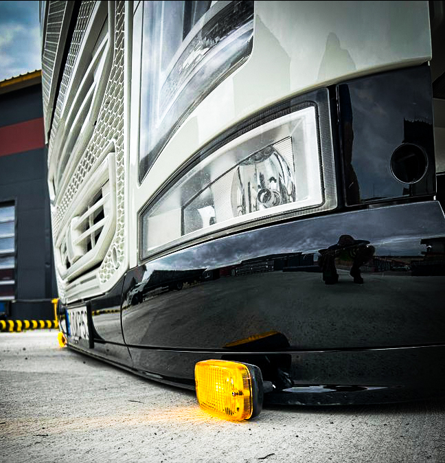 Talmu additional headlight under the bumper