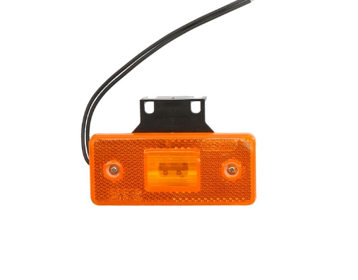 Габарит (LED) желтый 12-24v (с кронштейном) WAS