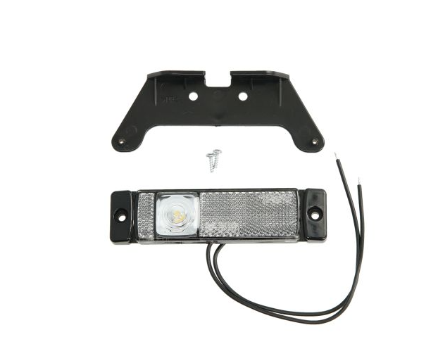 Габарит (LED) белый 12-24v (с кронштейном-1 диодом) WAS