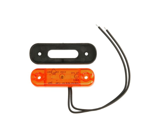 Габарит LED жовтий 3-діода 12-24v (WAS)