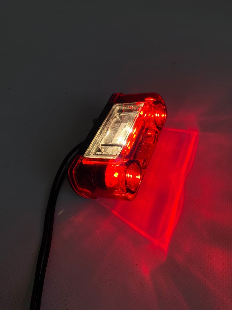 Подсветка номерного знака красная LED (Мини) WAS