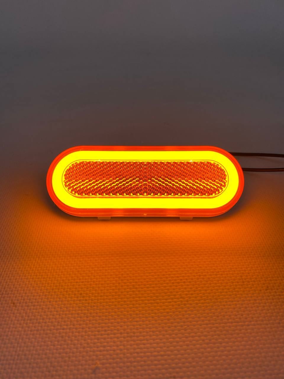 Габарит (LED-WAS) желтый 12-24V (с кронштейном-неон)