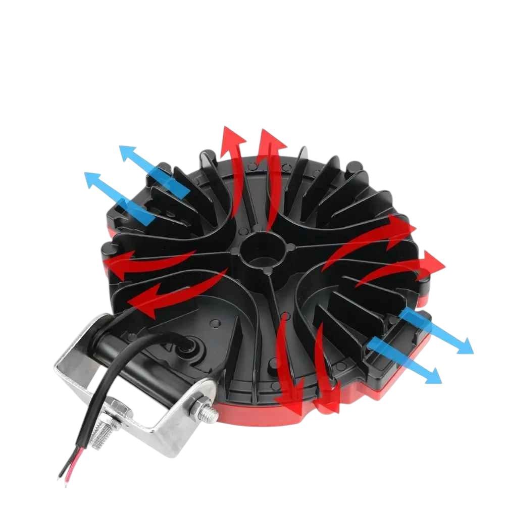 Bulb H4 12-24v (LED) (with lens) (30W)