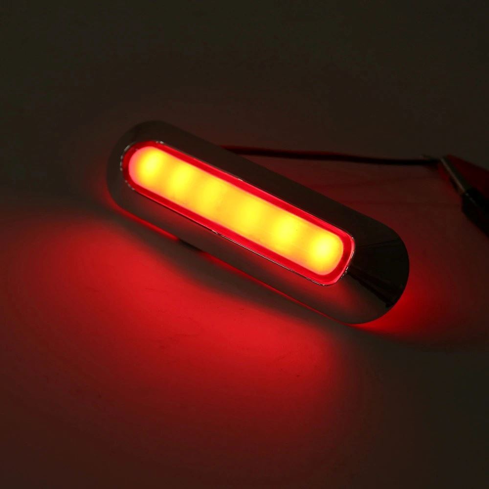 Габарит (LED) 12-24v (с хром вставкой)
