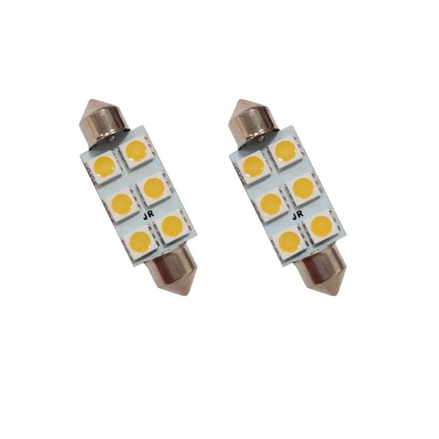 Лампочка C5W (LED) (39 мм) цветная