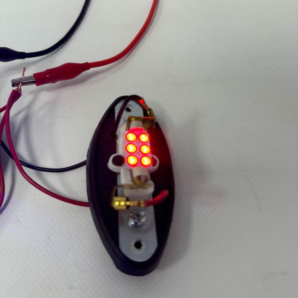 Лампочка C5W (LED) (39 мм) цветная