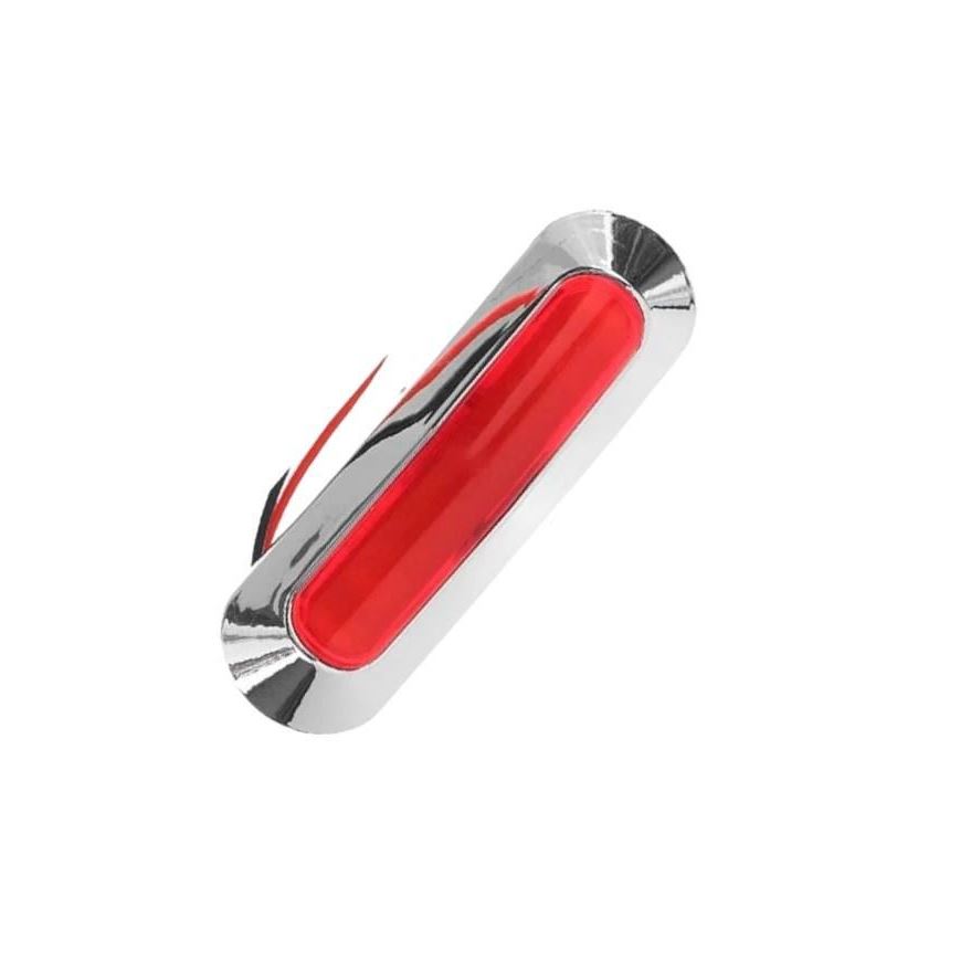 Габарит (LED) 12-24v (с хром вставкой)