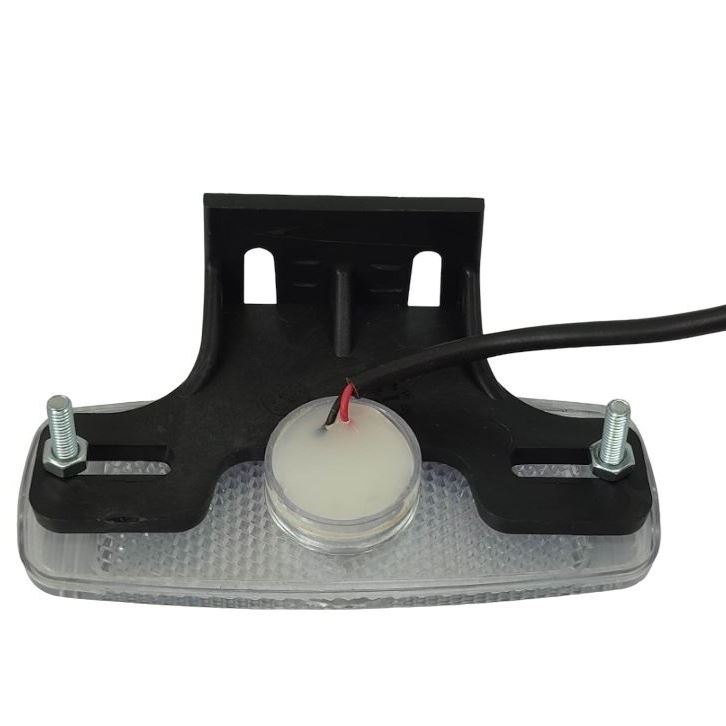 Габарит (LED) белый 12-24v (с кронштейном-круглая точка)