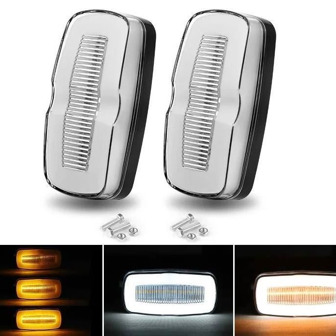 Габарит (LED)  12-24v (округленный-неон+ поворот)