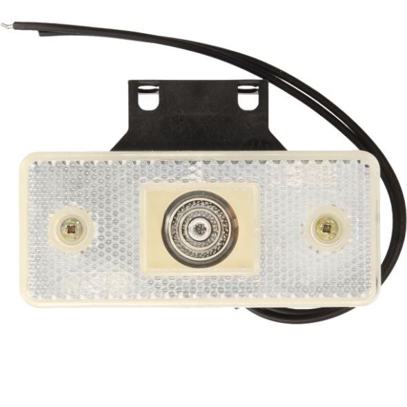 Габарит (LED) белый 12-24v (с кронштейном под лампочку)