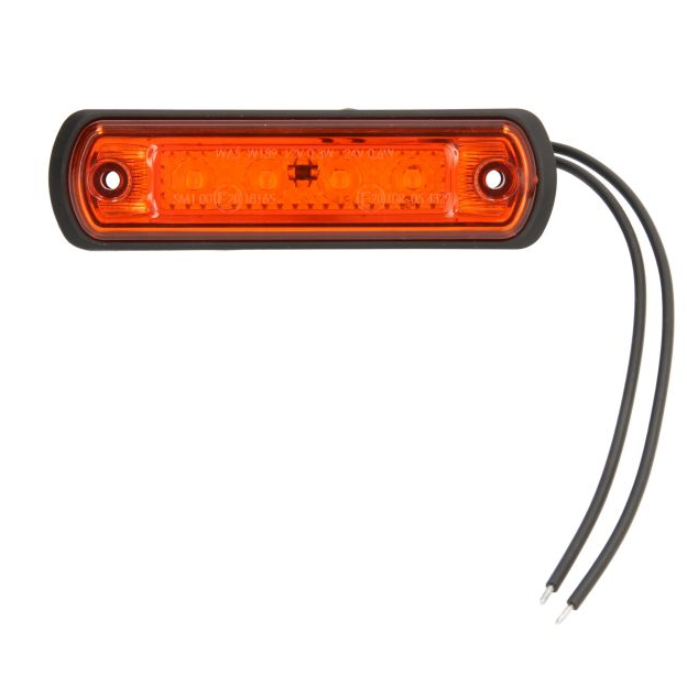 Габарит (LED) желтый 12-24v (4 диода-WAS)