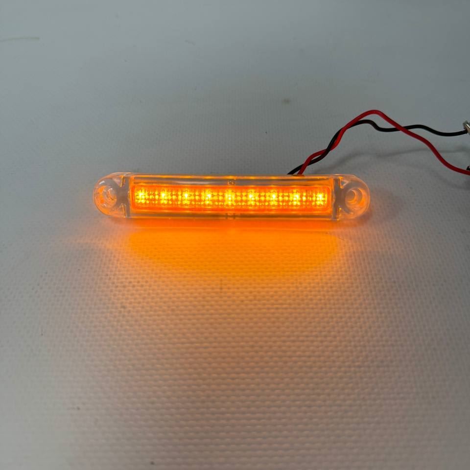 Габарит (LED) желтый 12-24v (9 диодов – рефленый)