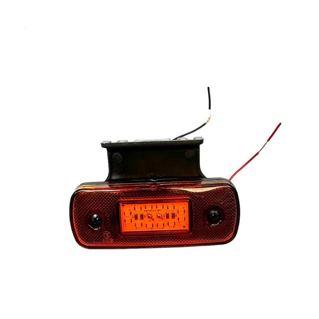 Габарит (LED) желтый 12-24v (с кронштейном-12 диодов)