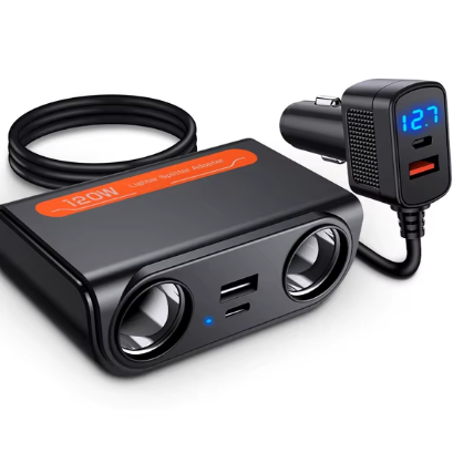 Розгалужувач прикурювача 12-24v (120w)