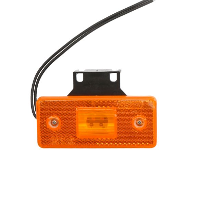 Габарит (LED) желтый 12-24v (с кронштейном) WAS