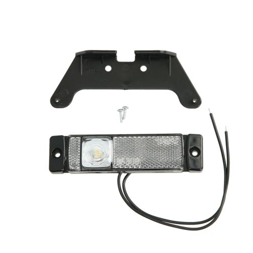 Габарит (LED) белый 12-24v (с кронштейном-1 диодом) WAS
