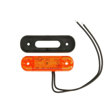 Габарит LED желтый 3-диода 12-24v (WAS)