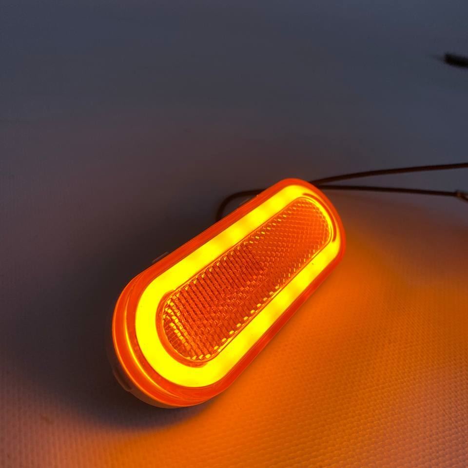 Габарит (LED-WAS) желтый 12-24V (с кронштейном-неон)