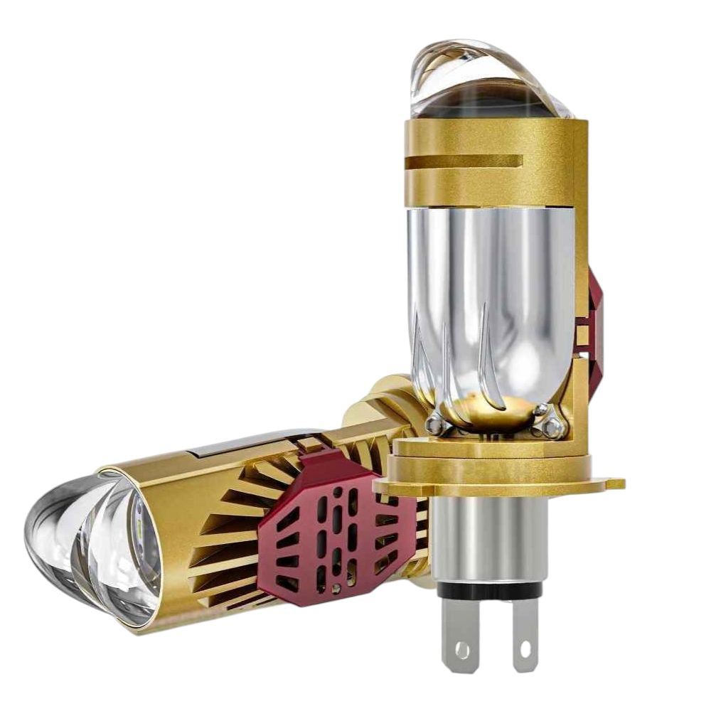 Лампочка H4 12-24v (LED) (с линзой) (30W)