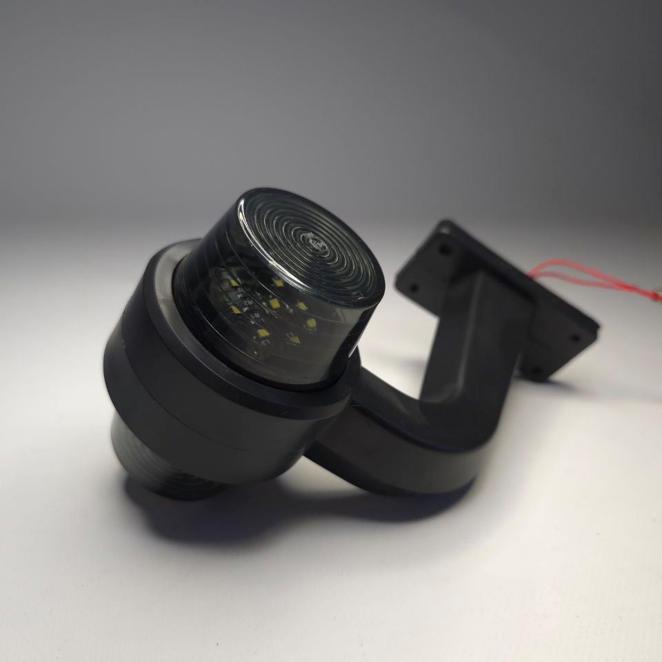 Рожок габаритный SMOKE красно-белый LED 12-24v 15 см
