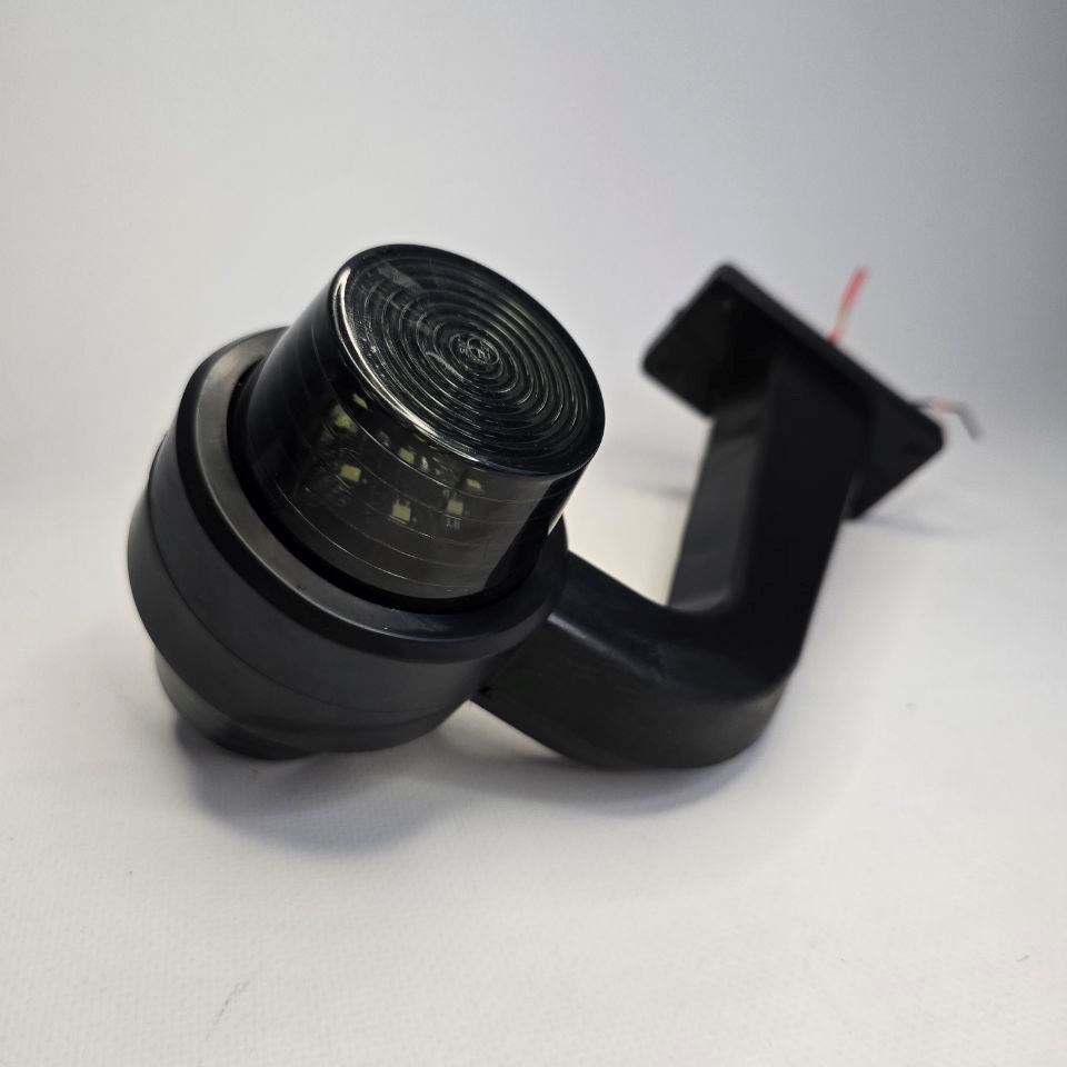 Рожок габаритный SMOKE красно-белый LED 12-24v 18 см