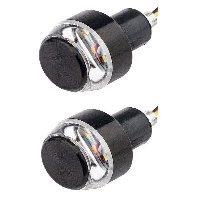 Габарит (LED) (на руль) мотоцикла 12v (бело/желтый)