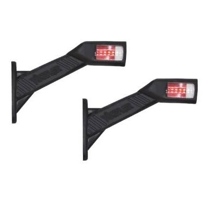 Рожок габаритный 12-24v (двухцветный -180 мм)