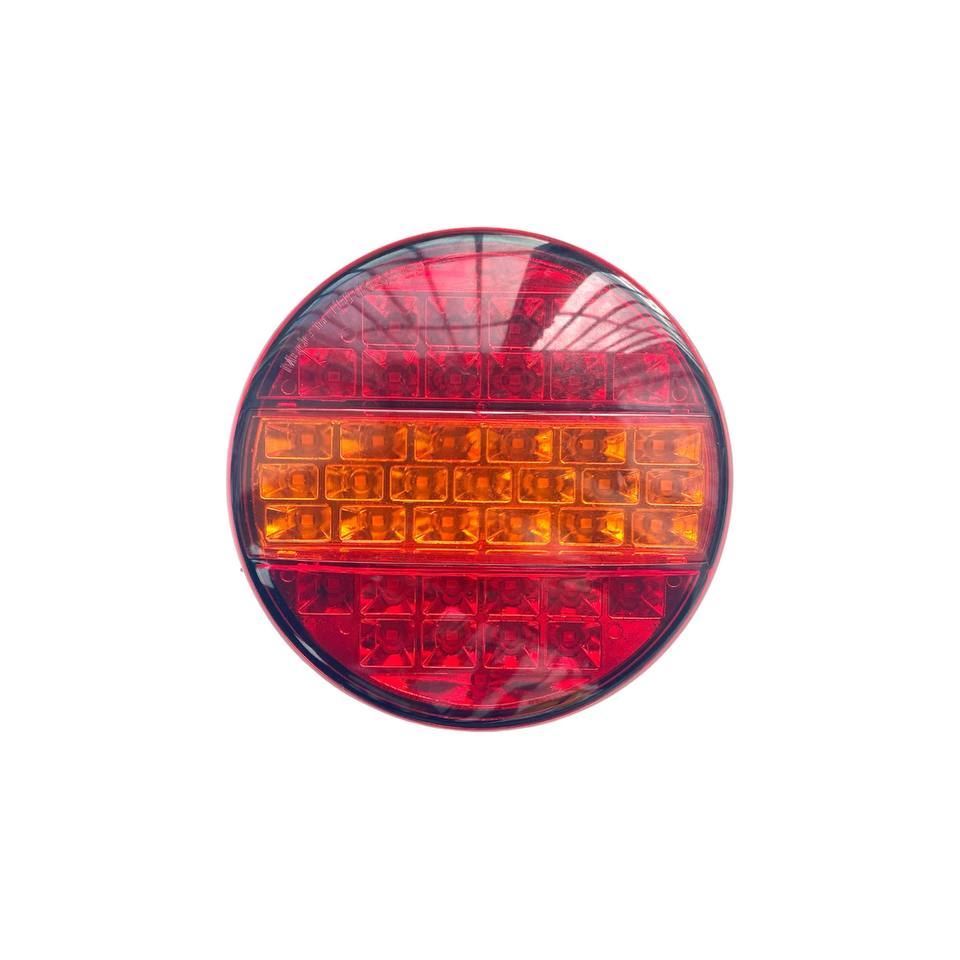 Фонарь задний (LED) (12/24V) (круглый-красно желтый)