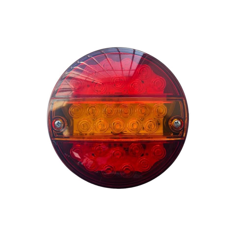Фонарь задний (LED) (12/24V) (круглый-красно желтый)