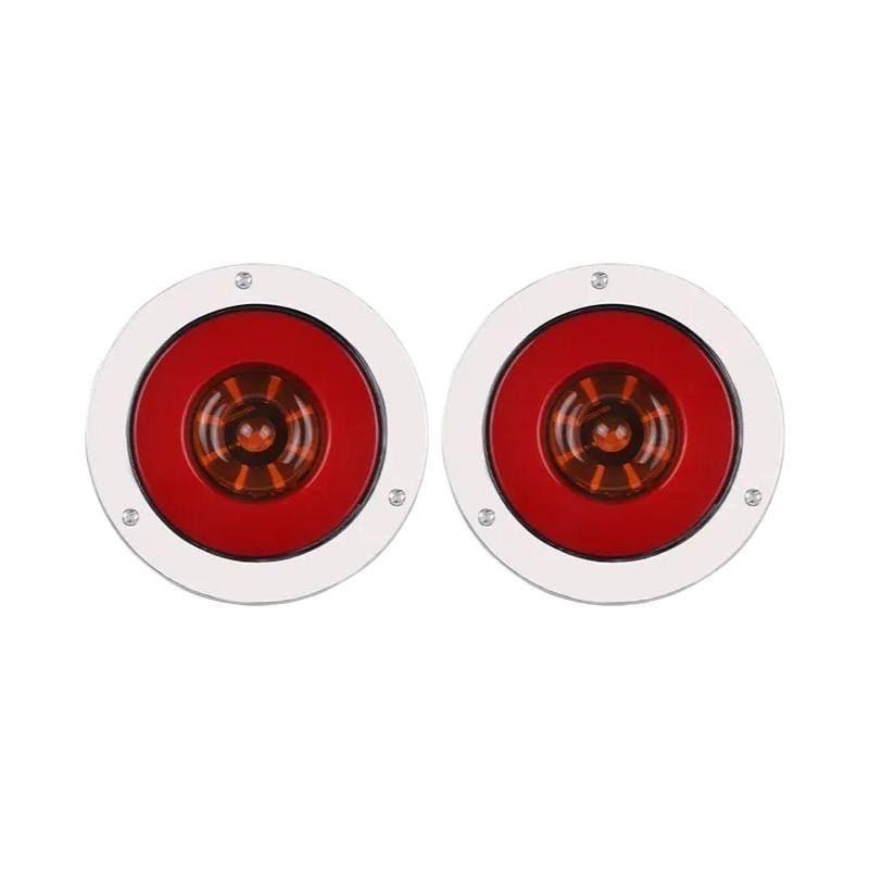 Фонарь задний (LED) (круглый) 12-24v (3 режима)