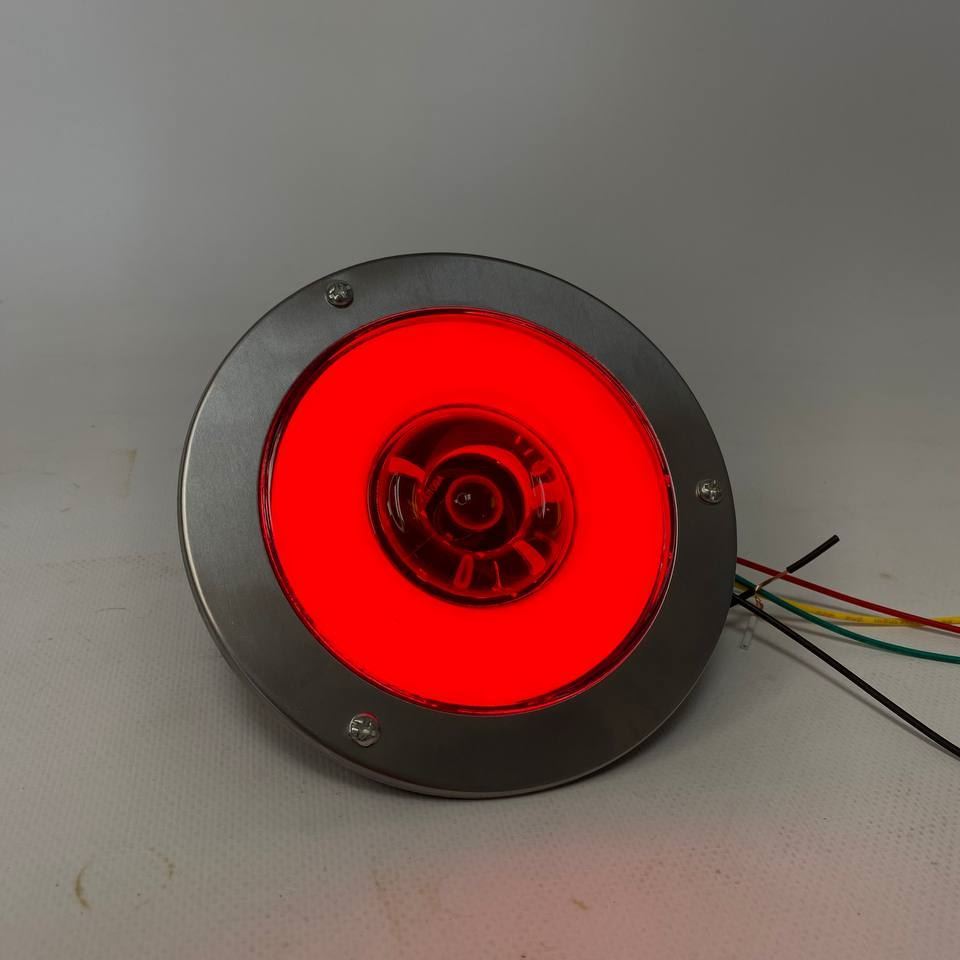 Фонарь задний (LED) (круглый) 12-24v (3 режима)