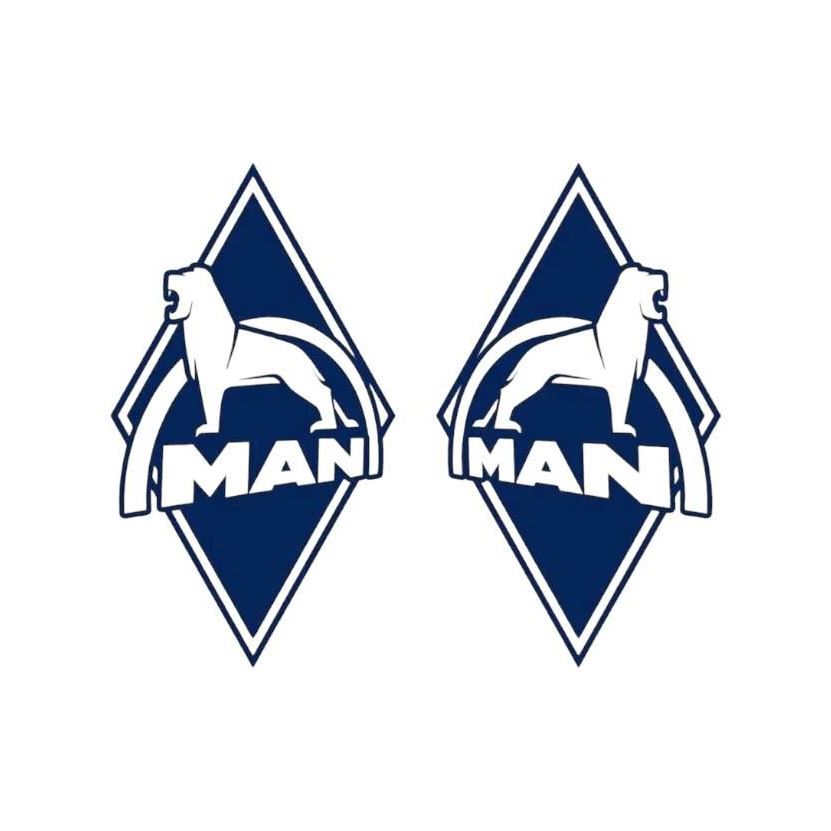 Наклейка "MAN" 32х18 см