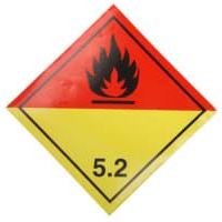 Наклейка "Класс опасности 5 подкласс 5.2"