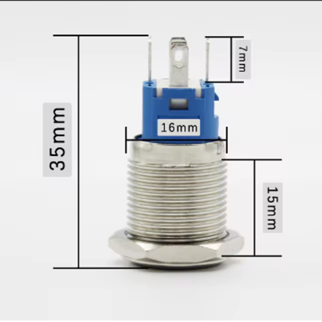 LED Кнопка вкл/вкл 12-24 v