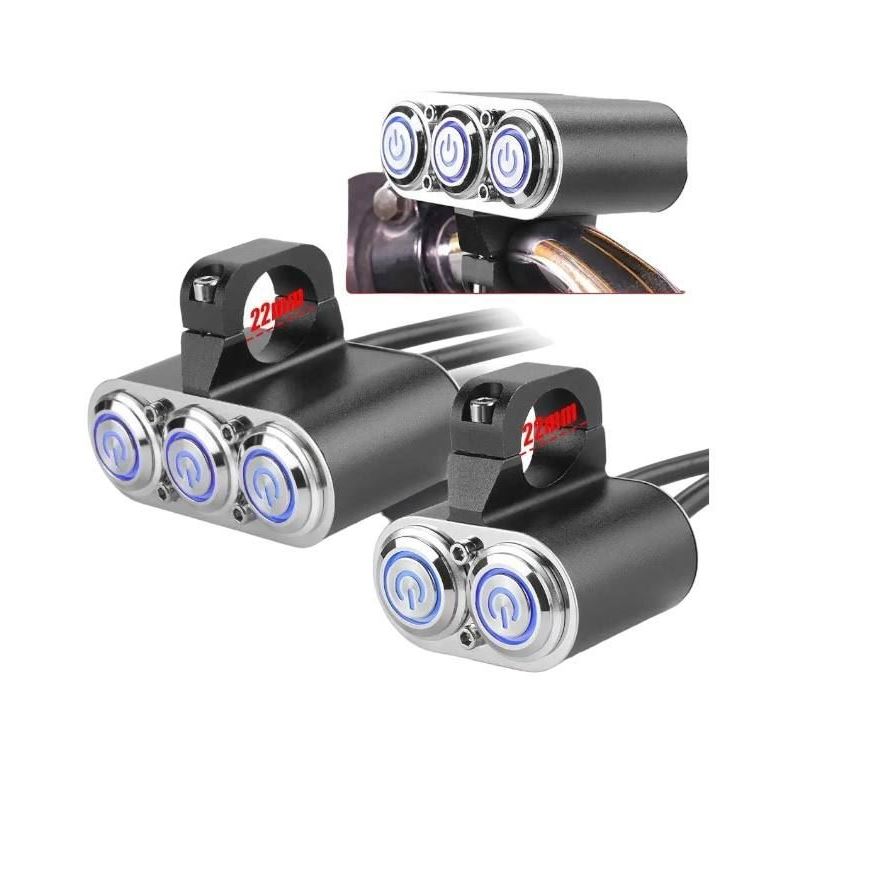 Кнопки в корпусе 12-24v